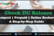 how to check du data balance