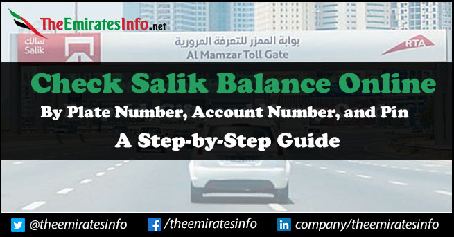 Check Salik Balance Online